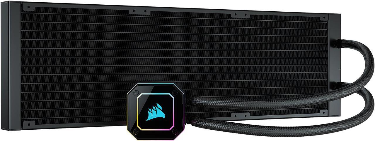 Alt view image 4 of 10 - CORSAIR iCUE H170i ELITE CAPELLIX Liquid CPU Cooler - 33 Dynamic RGB LEDs - 140mm Fans - 420mm Radiator - COMMANDER CORE Smart Lighting Controller -CORSAIR iCUE Software Compatible LGA 1700 Compatible