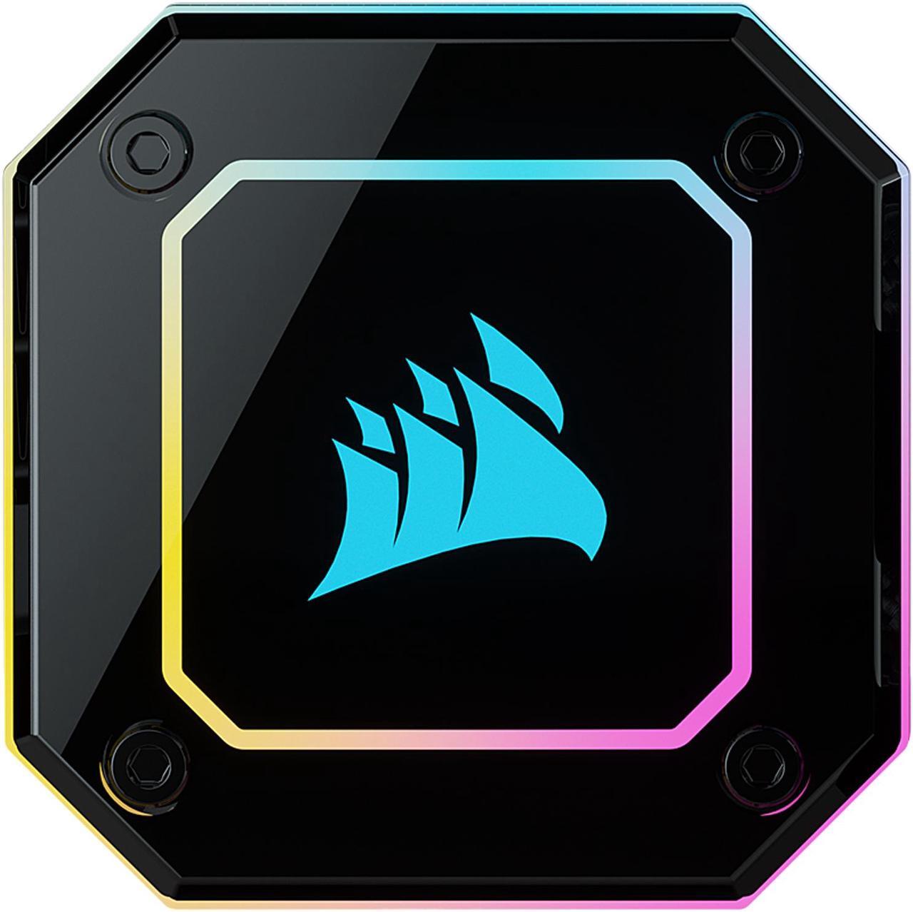 Alt view image 9 of 10 - CORSAIR iCUE H170i ELITE CAPELLIX Liquid CPU Cooler - 33 Dynamic RGB LEDs - 140mm Fans - 420mm Radiator - COMMANDER CORE Smart Lighting Controller -CORSAIR iCUE Software Compatible LGA 1700 Compatible