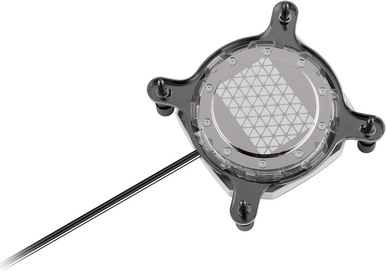 Alt view image 5 of 11 - CORSAIR Hydro X Series XC7 RGB PRO CPU Water Block (1700/1200/AM4) - White