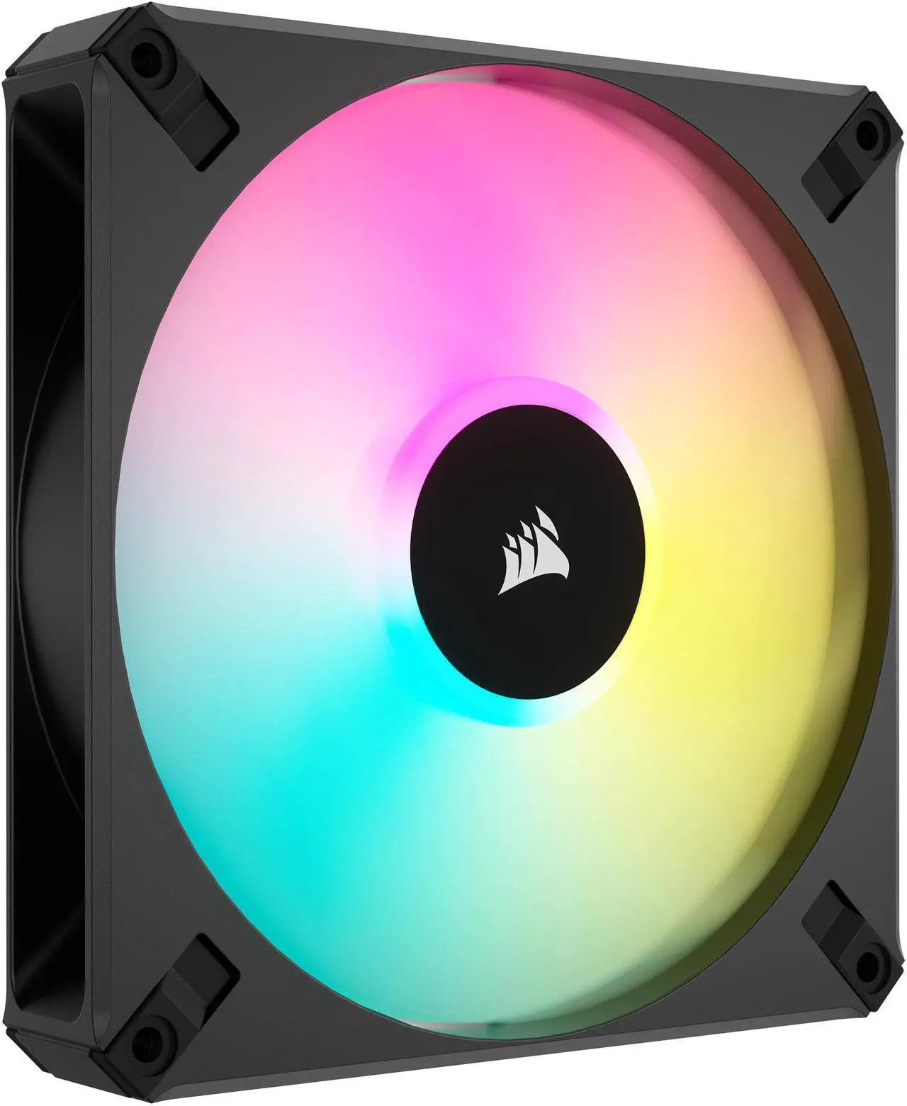 Main image of CORSAIR iCUE AF140 RGB ELITE 140mm PWM Fan - Eight RGB LEDs - AirGuide Technology - Fluid Dynamic Bearing - CORSAIR iCUE Software  Compatible