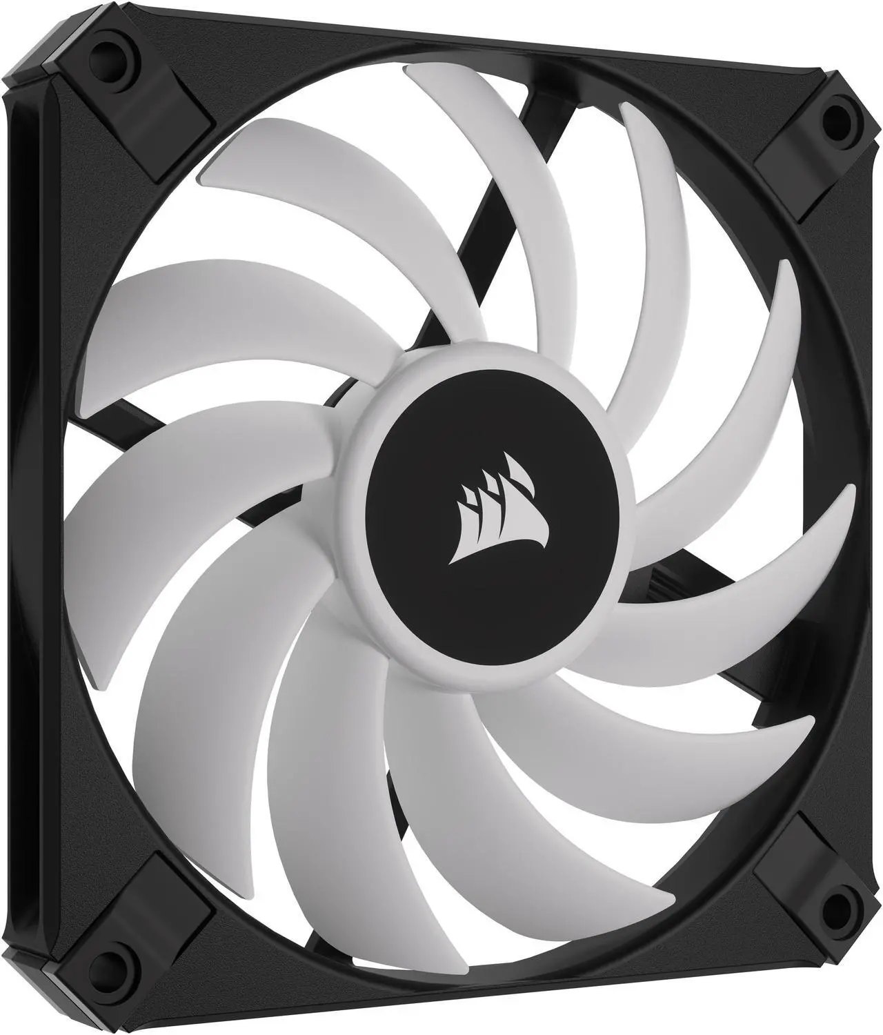 Alt view image 8 of 12 - CORSAIR AF SLIM Series, AF120 RGB SLIM, 120mmx15mm Fluid Dynamic RGB Fan, Dual Pack with Lighting Node CORE