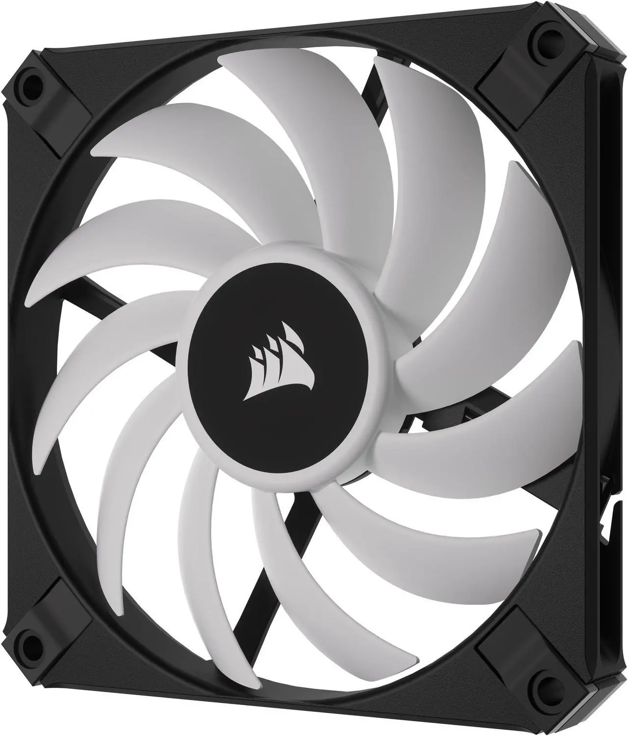 Alt view image 9 of 12 - CORSAIR AF SLIM Series, AF120 RGB SLIM, 120mmx15mm Fluid Dynamic RGB Fan, Dual Pack with Lighting Node CORE
