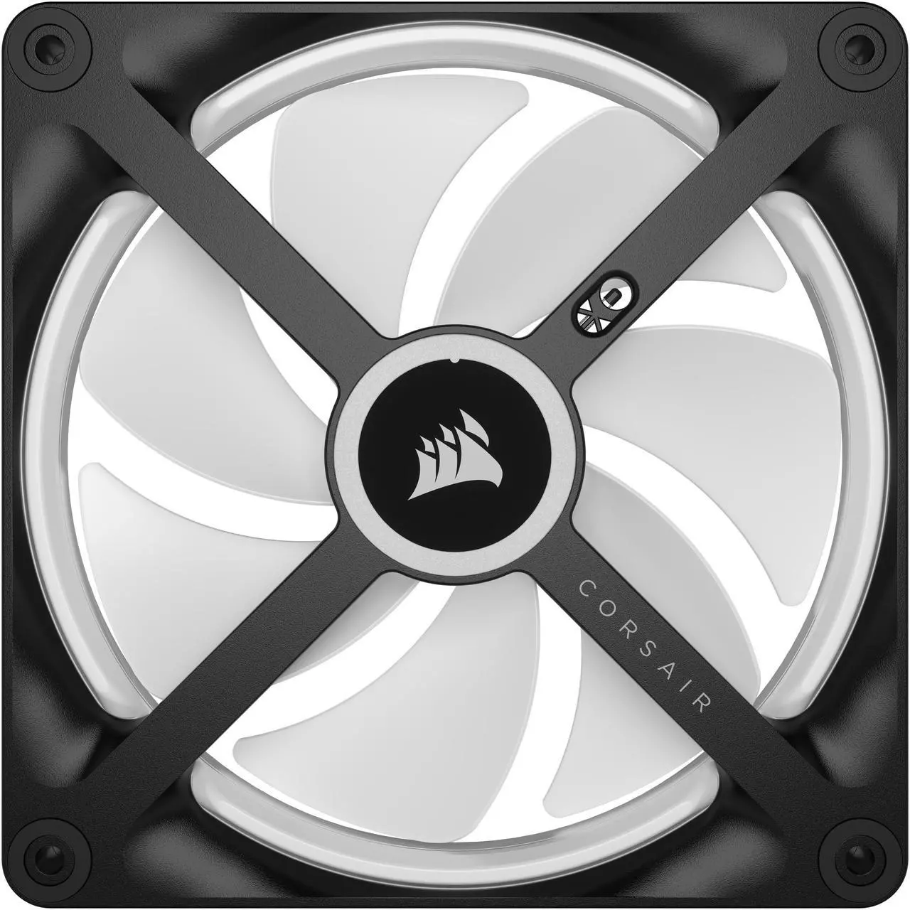 Alt view image 4 of 17 - CORSAIR QX RGB Series, iCUE LINK QX140 RGB, 140mm Magnetic Dome RGB Fan, Starter Kit