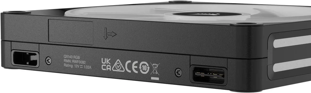 Alt view image 11 of 17 - CORSAIR QX RGB Series, iCUE LINK QX140 RGB, 140mm Magnetic Dome RGB Fan, Starter Kit