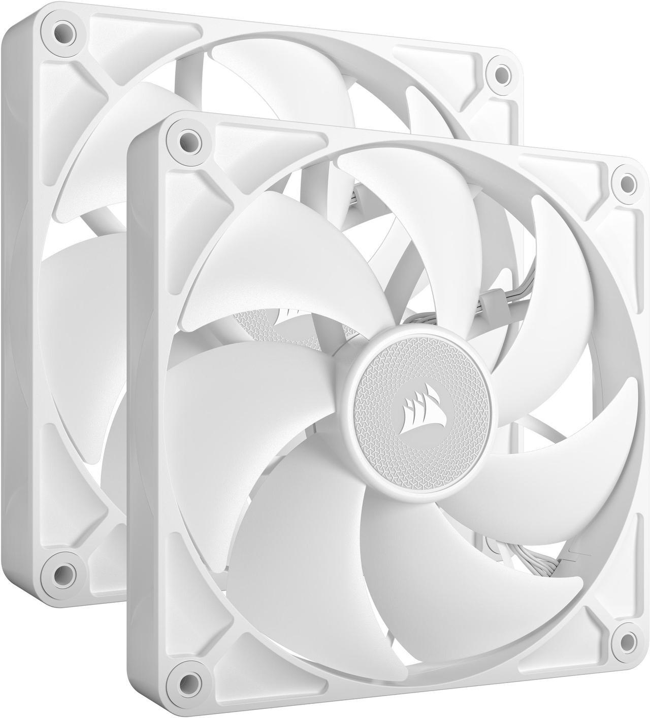 Alt view image 4 of 9 - CORSAIR RX RGB Series, iCUE LINK RX140 RGB White, 140mm Fan, Dual Pack