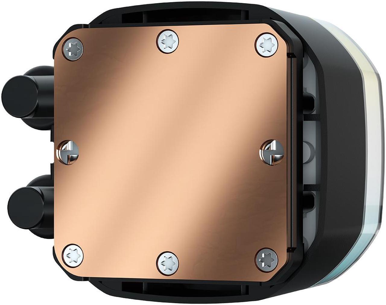 Alt view image 4 of 9 - CORSAIR CORSAIR H100 RGB (575) Liquid / Water Cooling