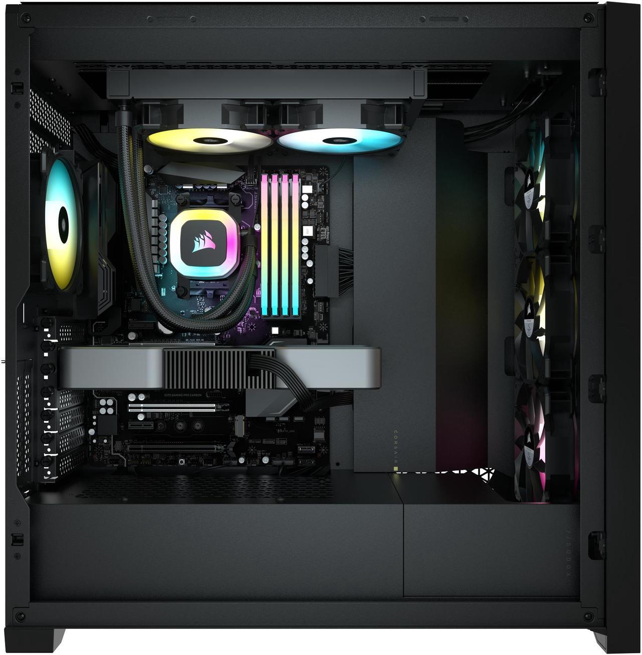 Alt view image 9 of 9 - CORSAIR CORSAIR H100 RGB (575) Liquid / Water Cooling