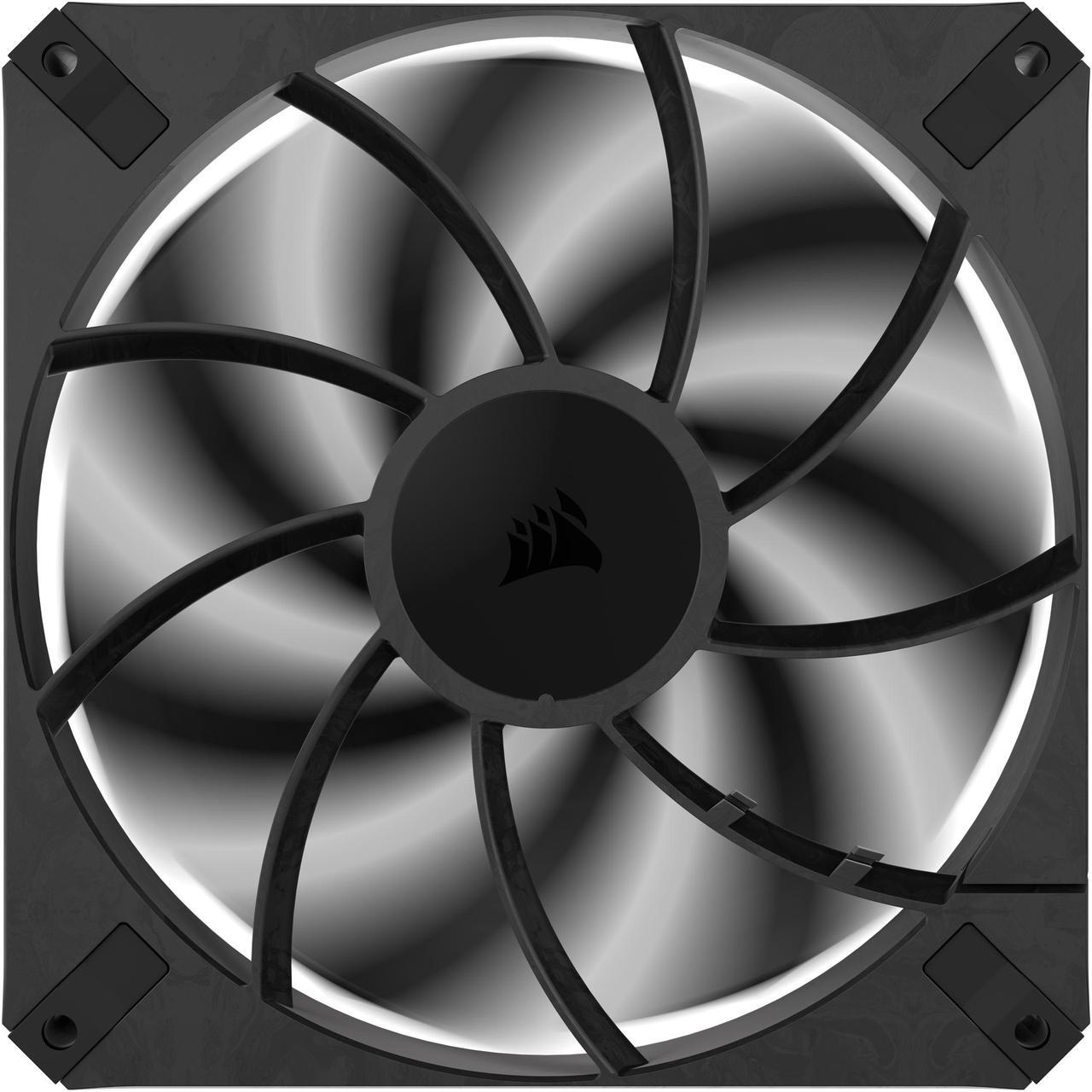 Alt view image 6 of 9 - CORSAIR RS140 MAX 140mm PWM Thick Fan - 30mm Thickness - High Static Pressure - Up to 1,600 RPM - Liquid Crystal Polymer Construction