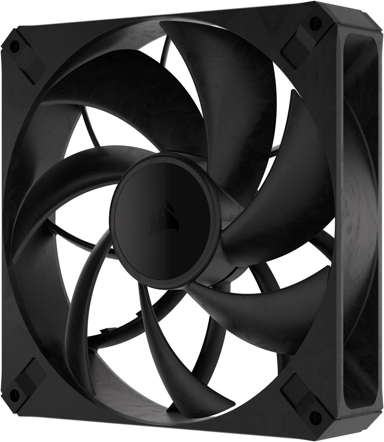 Alt view image 4 of 11 - CORSAIR RS140 MAX 140mm PWM Thick Fans Dual Pack - 30mm Thickness - High Static Pressure - Up to 1,600 RPM - Liquid Crystal Polymer Construction