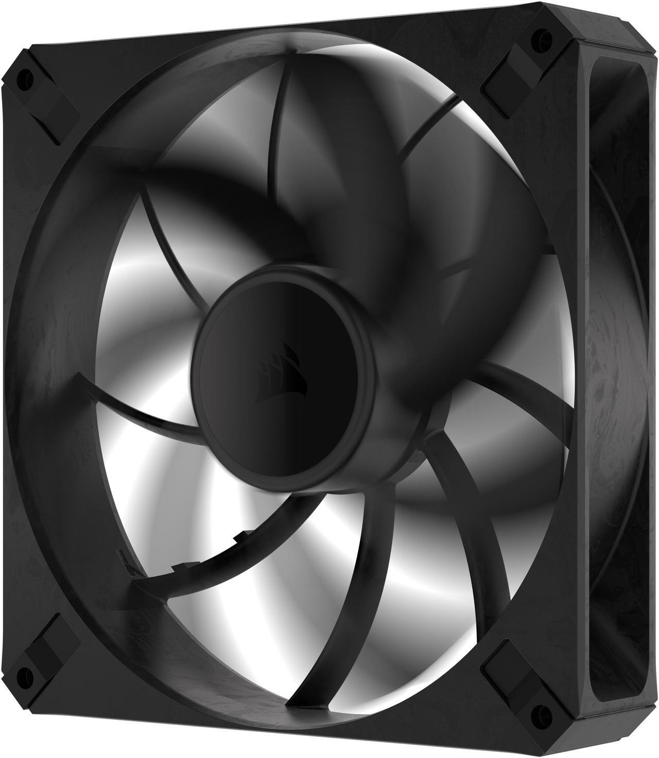 Alt view image 5 of 11 - CORSAIR RS140 MAX 140mm PWM Thick Fans Dual Pack - 30mm Thickness - High Static Pressure - Up to 1,600 RPM - Liquid Crystal Polymer Construction