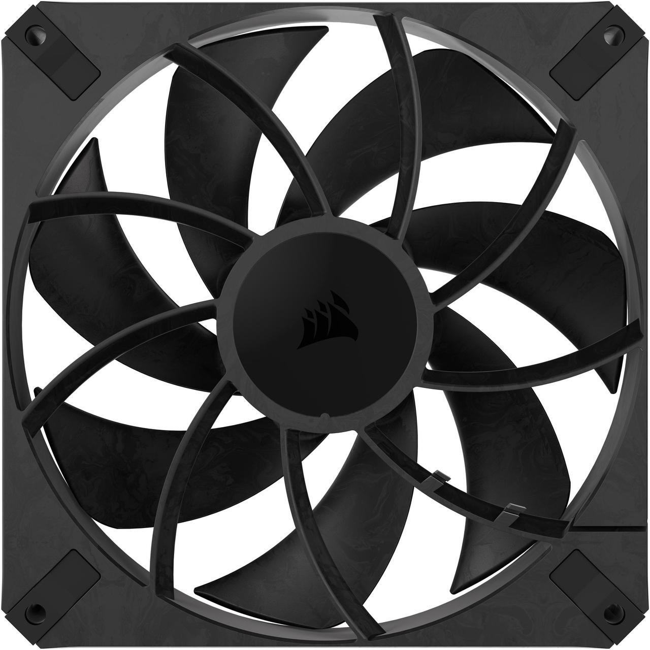Alt view image 6 of 11 - CORSAIR RS140 MAX 140mm PWM Thick Fans Dual Pack - 30mm Thickness - High Static Pressure - Up to 1,600 RPM - Liquid Crystal Polymer Construction