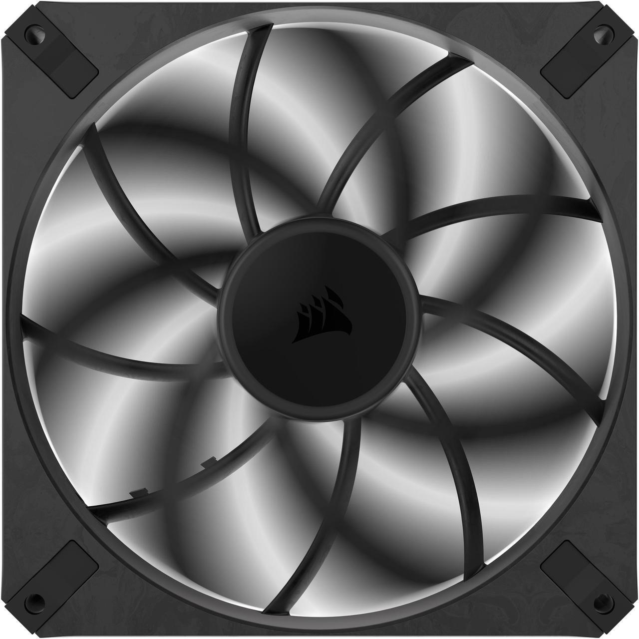 Alt view image 11 of 11 - CORSAIR RS140 MAX 140mm PWM Thick Fans Dual Pack - 30mm Thickness - High Static Pressure - Up to 1,600 RPM - Liquid Crystal Polymer Construction