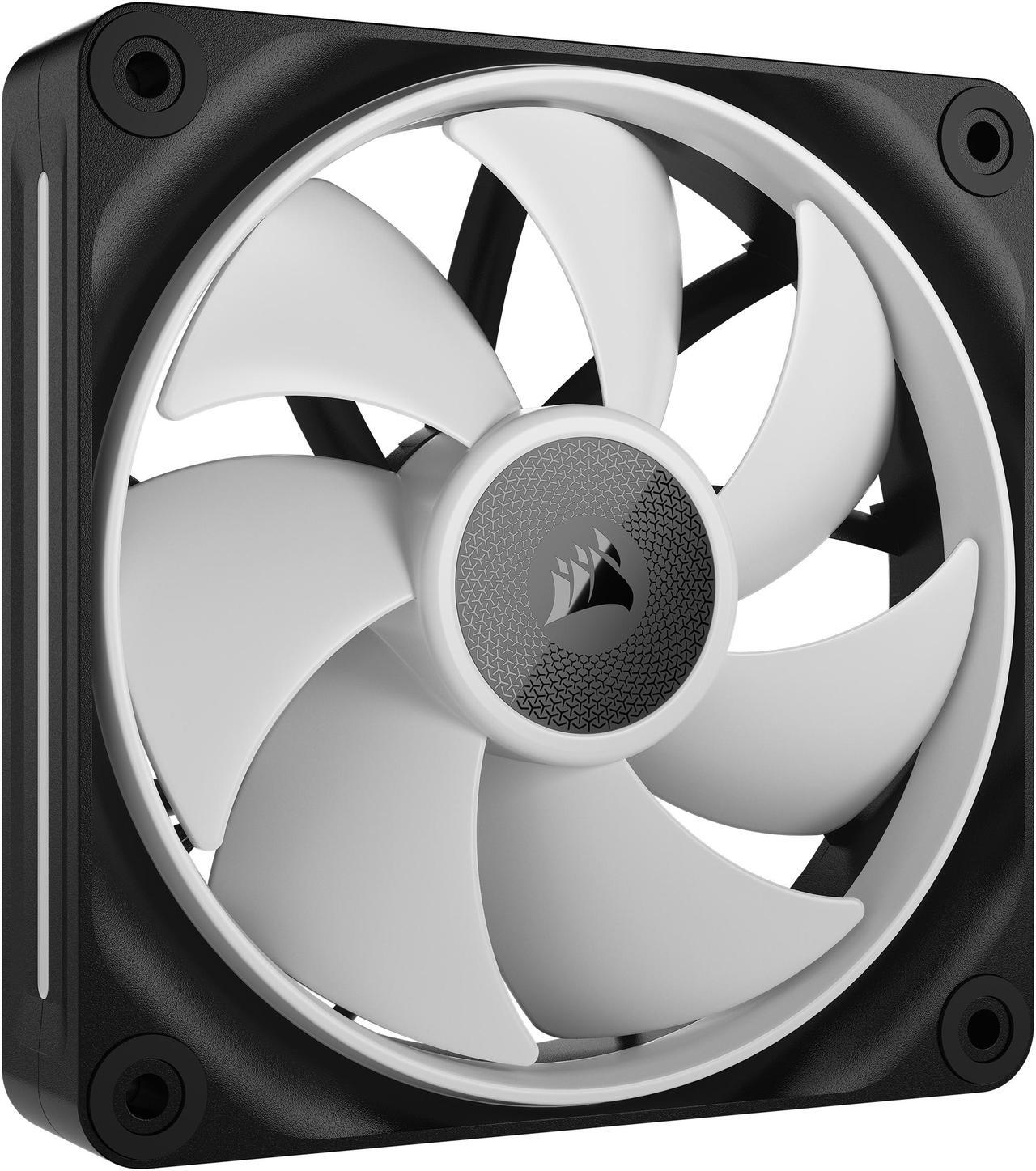 Alt view image 5 of 17 - CORSAIR iCUE LINK LX120 RGB 120mm PWM Fan Expansion - Dual Light Loops - Requires iCUE LINK System Hub (Sold Separately) - CORSAIR AirGuide Technology