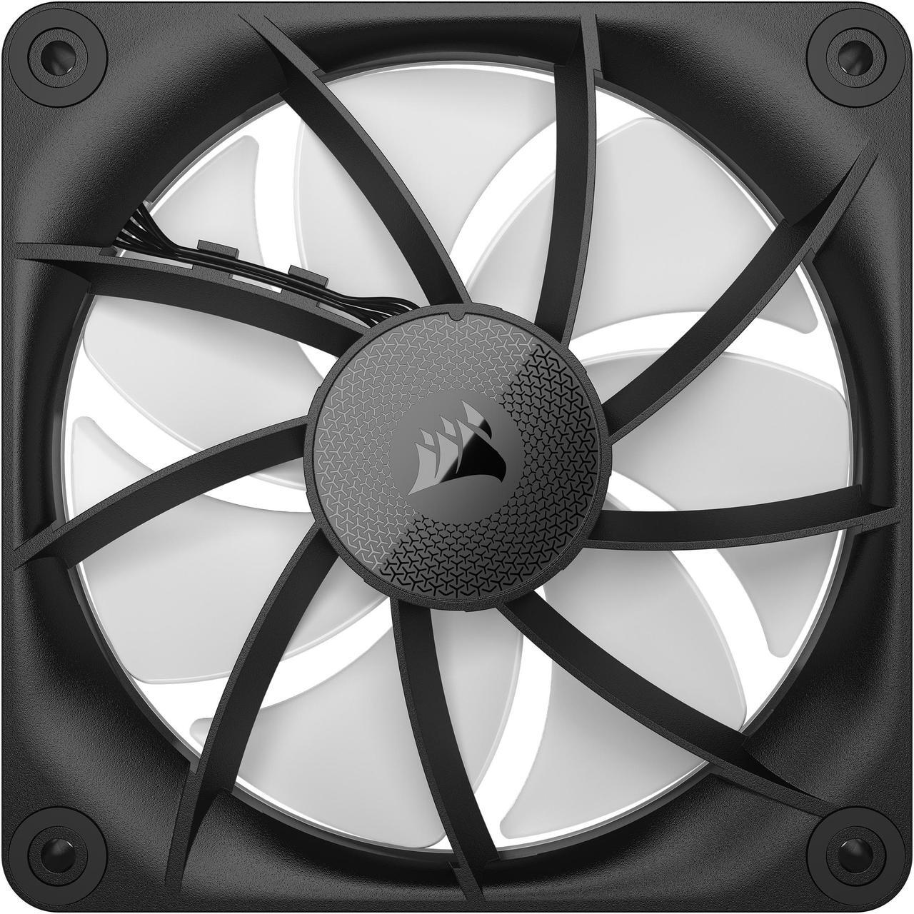 Alt view image 8 of 17 - CORSAIR iCUE LINK LX120 RGB 120mm PWM Fan Expansion - Dual Light Loops - Requires iCUE LINK System Hub (Sold Separately) - CORSAIR AirGuide Technology