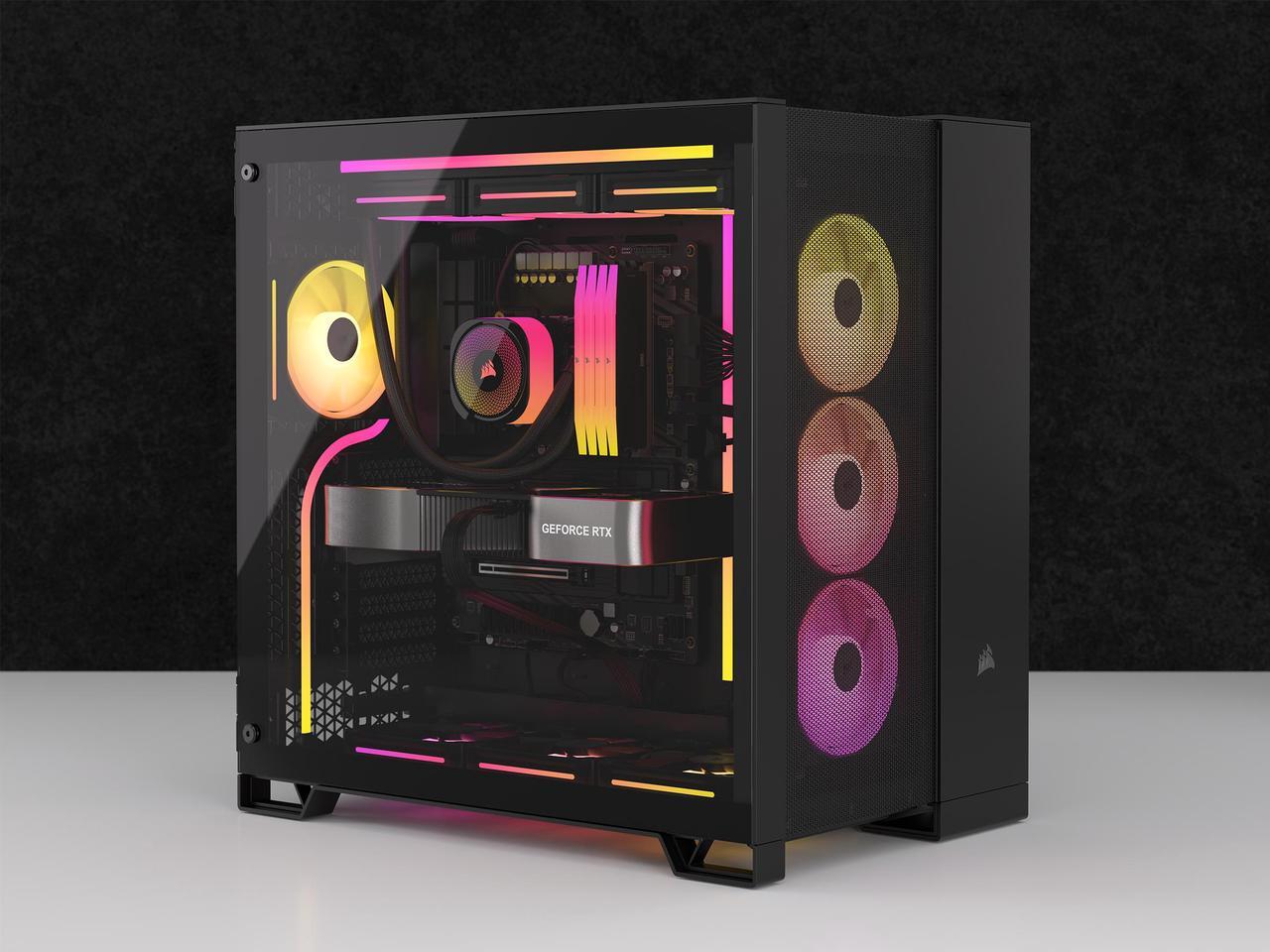 Alt view image 14 of 17 - CORSAIR iCUE LINK LX120 RGB 120mm PWM Fan Expansion - Dual Light Loops - Requires iCUE LINK System Hub (Sold Separately) - CORSAIR AirGuide Technology