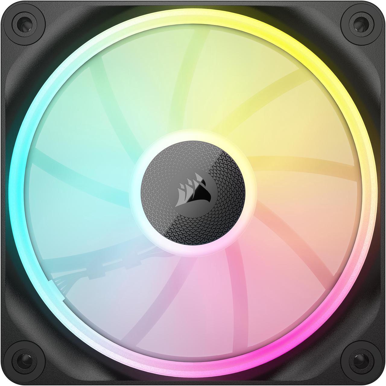 Main image of CORSAIR iCUE LINK LX120 RGB 120mm PWM Fan Expansion - Dual Light Loops - Requires iCUE LINK System Hub (Sold Separately) - CORSAIR AirGuide Technology