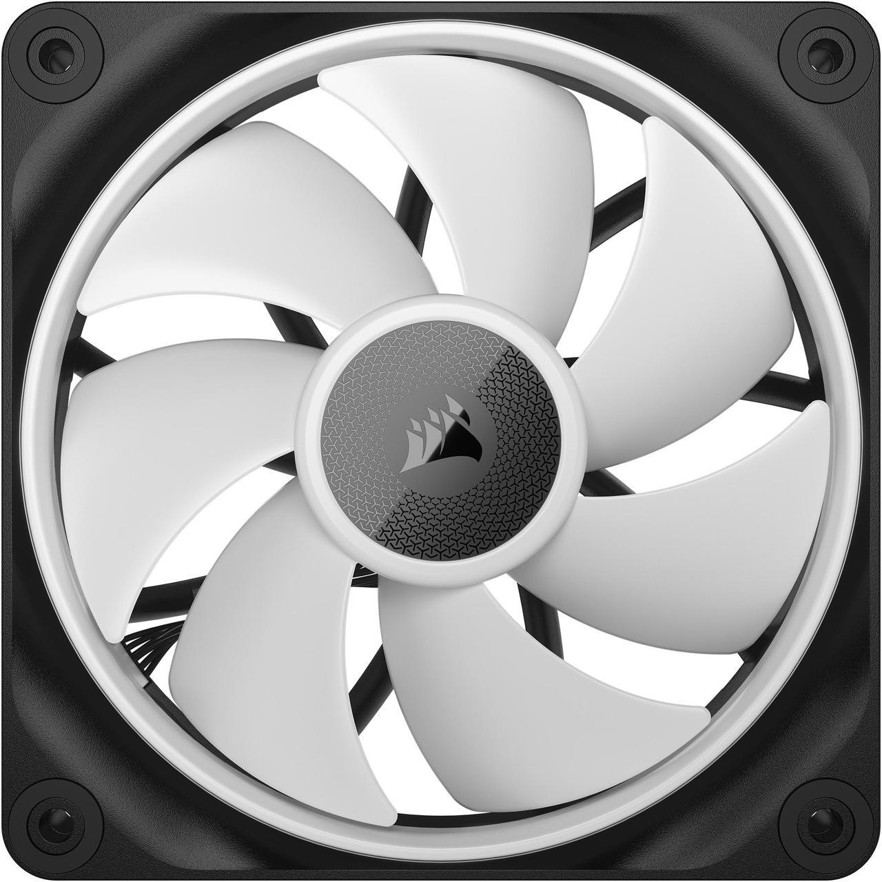 Alt view image 2 of 17 - CORSAIR iCUE LINK LX120 RGB 120mm PWM Fan Expansion - Dual Light Loops - Requires iCUE LINK System Hub (Sold Separately) - CORSAIR AirGuide Technology