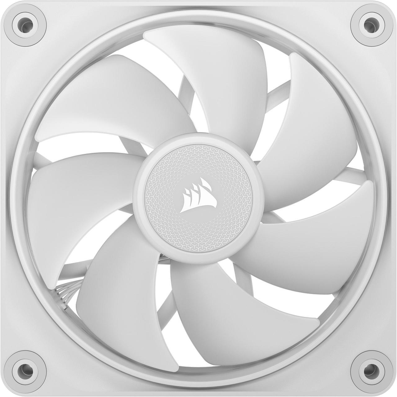 Alt view image 3 of 17 - CORSAIR LX RGB Series, iCUE LINK LX120 RGB White, 120mm Fan, Triple Pack