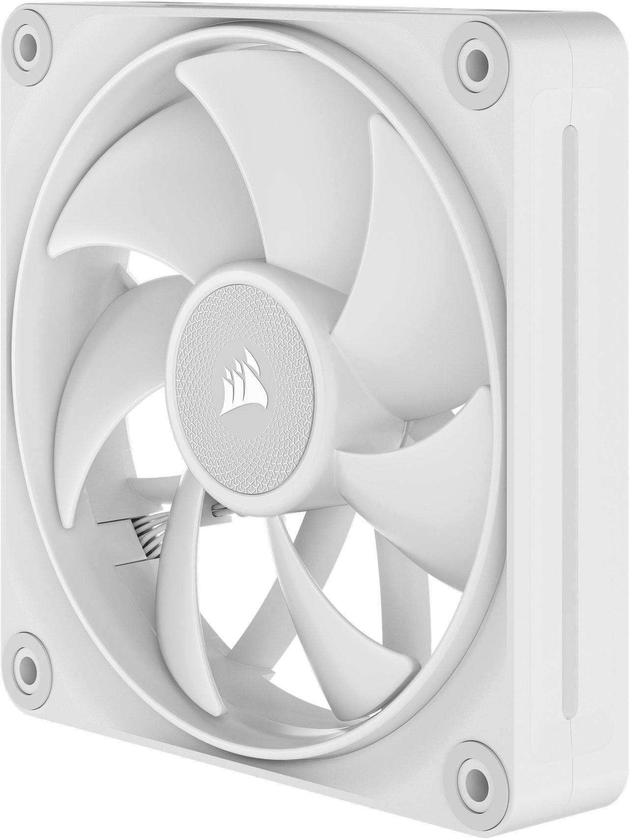Alt view image 9 of 17 - CORSAIR LX RGB Series, iCUE LINK LX120 RGB White, 120mm Fan, Triple Pack
