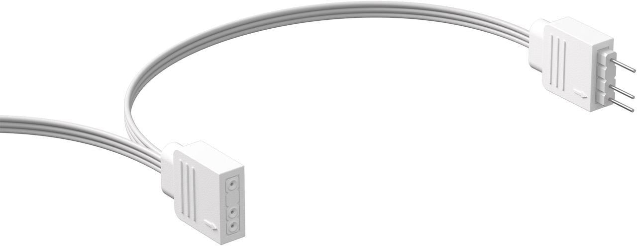 Alt view image 12 of 12 - CORSAIR RS120 ARGB PWM 120mm Fans Triple Pack - White - Simplified Control - Daisy-Chain 4-Pin PWM and +5V ARGB Connections - Concentrated AirGuide Cooling - Magnetic Dome Bearing