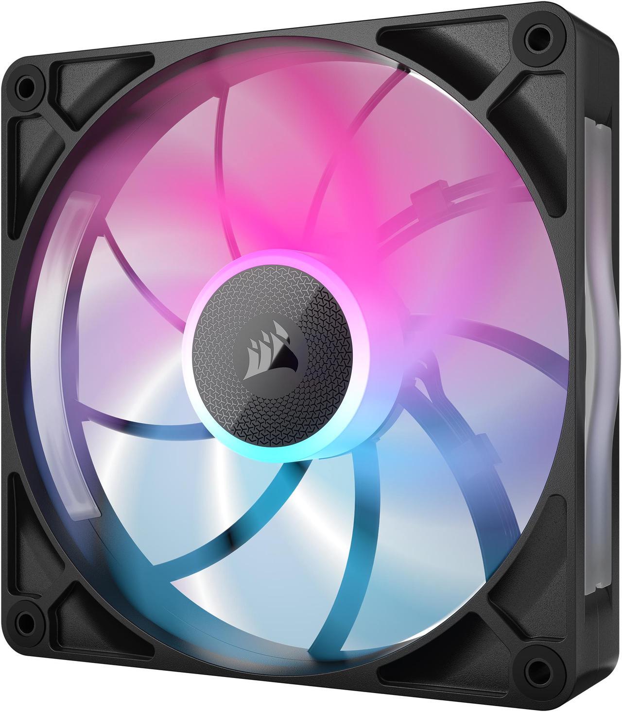 Alt view image 3 of 6 - CORSAIR iCUE LINK RX140 MAX RGB 140mm PWM Thick Fan - Expansion Kit – High Static Pressure Fan – Up to 1,600 RPM – 30mm Thickness – Eight RGB LEDs
