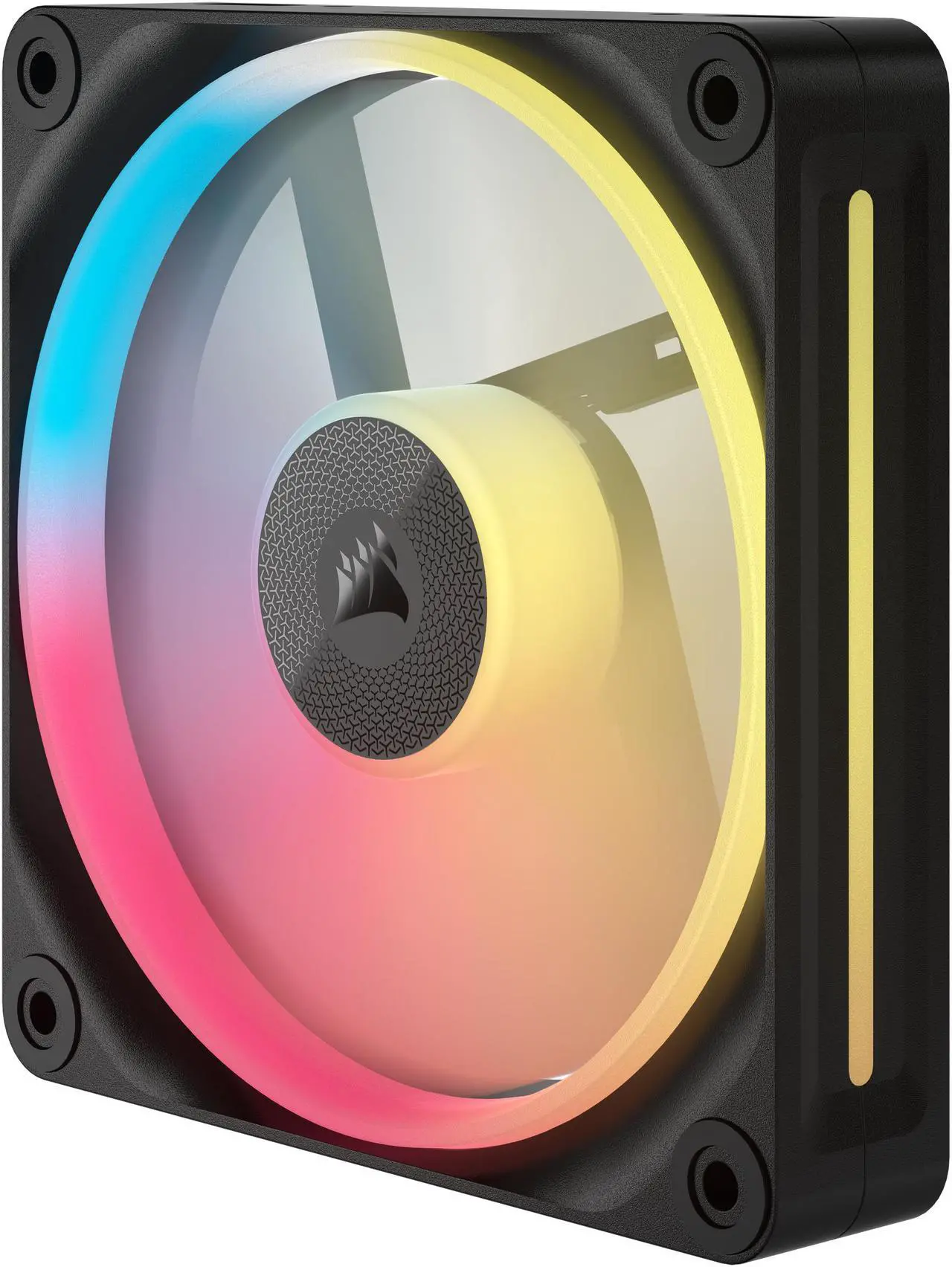Alt view image 3 of 6 - CORSAIR iCUE LINK LX120-R RGB 120mm PWM Reverse Fan Expansion - Reverse Fan Blade - Dual Light Loops – Requires iCUE LINK System Hub (Sold Separately)