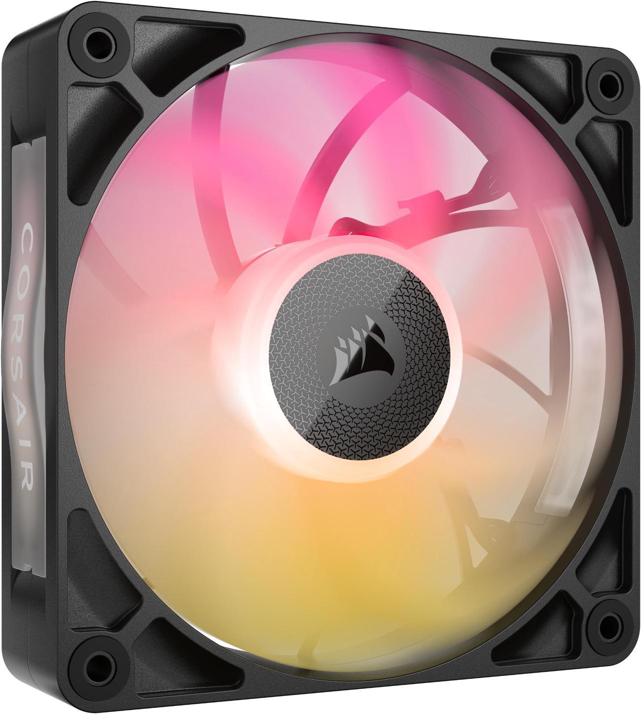 CORSAIR iCUE LINK RX120 MAX RGB 120mm PWM Thick Fan - Expansion Kit – High Static Pressure Fan – Up to 2,000 RPM – 30mm Thickness – Eight RGB LEDs