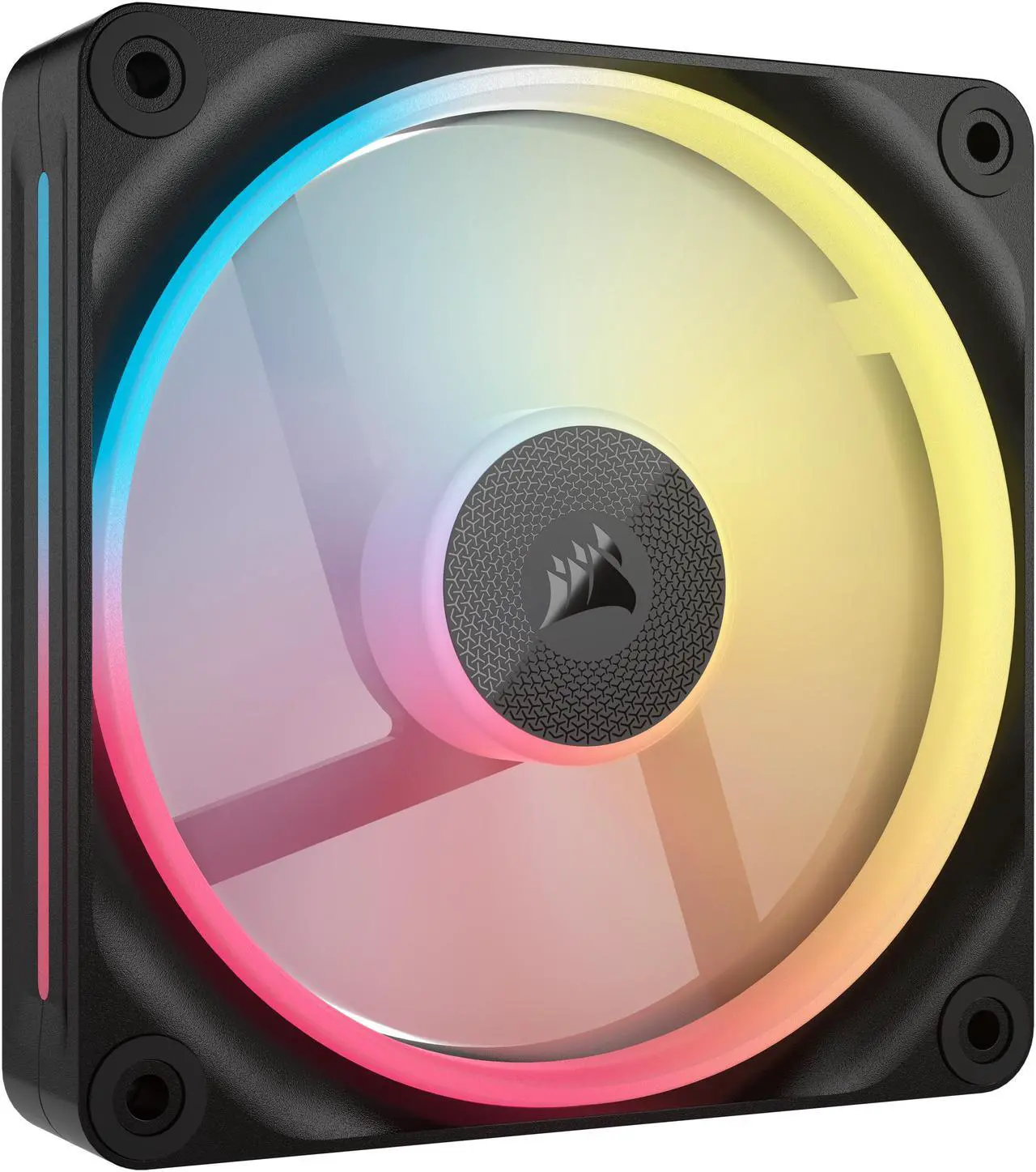 Alt view image 3 of 5 - CORSAIR iCUE LINK LX140-R RGB 140mm PWM Reverse Fan Expansion - Reverse Fan Blade - Dual Light Loops – Requires iCUE LINK System Hub (Sold Separately)