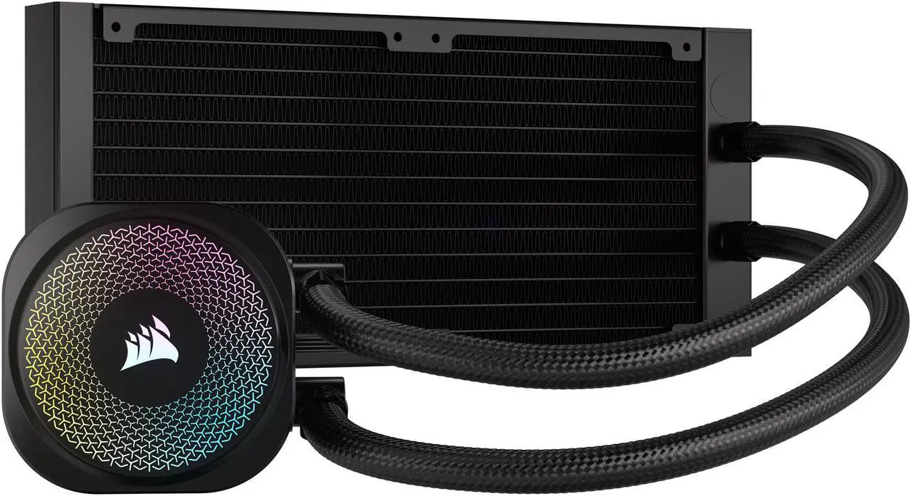Alt view image 2 of 18 - CORSAIR NAUTILUS 240 RS ARGB Liquid CPU Cooler – RS120 ARGB Fans – Fits Intel® LGA 1851, AMD® AM5/AM4 – Simple Daisy-Chain Connections - Direct Motherboard Connection