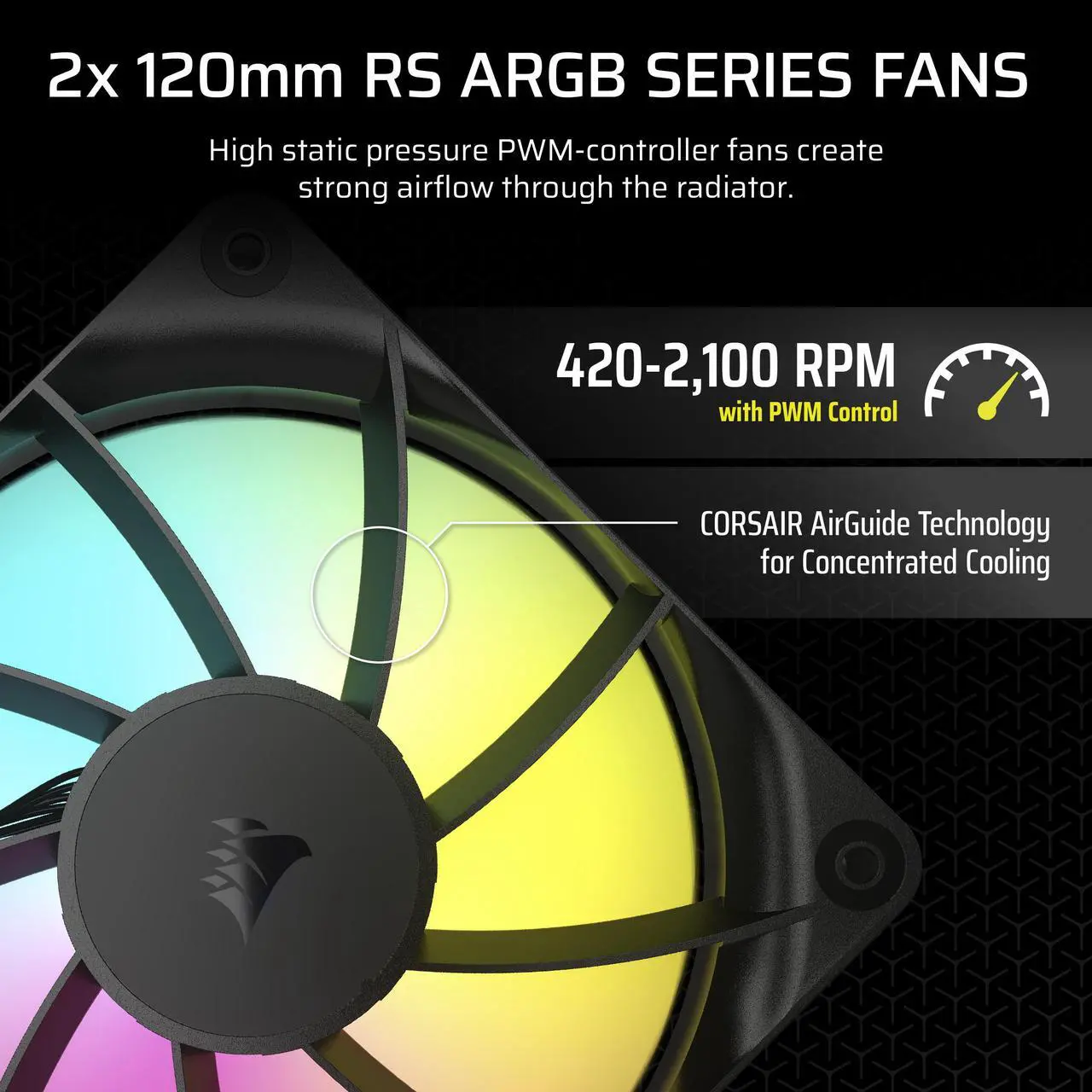 Alt view image 12 of 18 - CORSAIR NAUTILUS 240 RS ARGB Liquid CPU Cooler – RS120 ARGB Fans – Fits Intel® LGA 1851, AMD® AM5/AM4 – Simple Daisy-Chain Connections - Direct Motherboard Connection