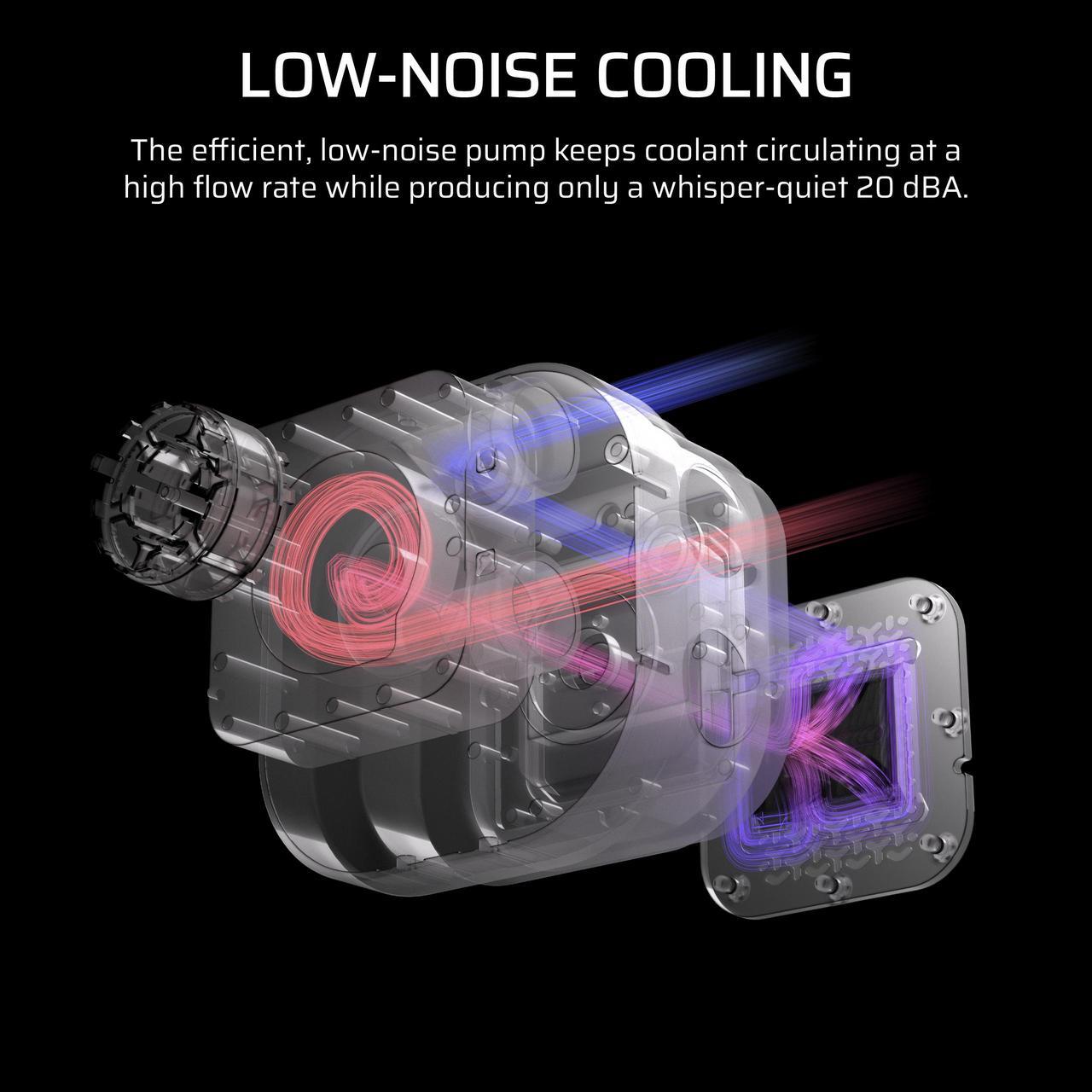 Alt view image 14 of 18 - CORSAIR NAUTILUS 240 RS ARGB Liquid CPU Cooler – RS120 ARGB Fans – Fits Intel® LGA 1851, AMD® AM5/AM4 – Simple Daisy-Chain Connections - Direct Motherboard Connection