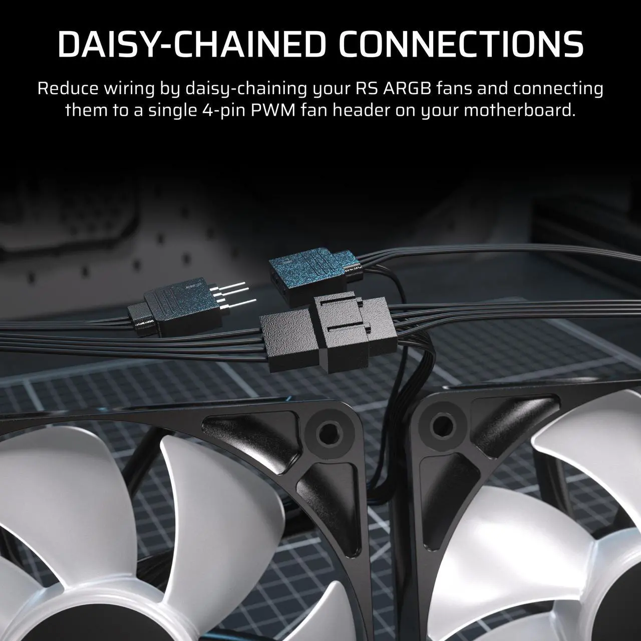 Alt view image 16 of 18 - CORSAIR NAUTILUS 240 RS ARGB Liquid CPU Cooler – RS120 ARGB Fans – Fits Intel® LGA 1851, AMD® AM5/AM4 – Simple Daisy-Chain Connections - Direct Motherboard Connection