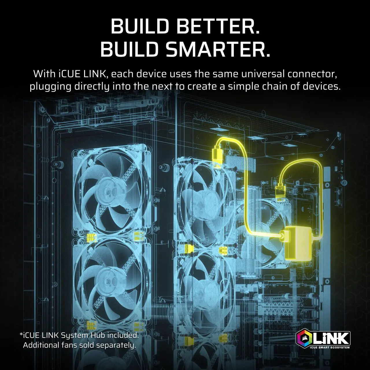 Alt view image 9 of 16 - CORSAIR iCUE LINK TITAN 240 RX LCD Liquid CPU Cooler – White – RX120 RGB Fans – Fits Intel® LGA 1851/1700, AMD® AM5/AM4 – iCUE LINK System Hub Included