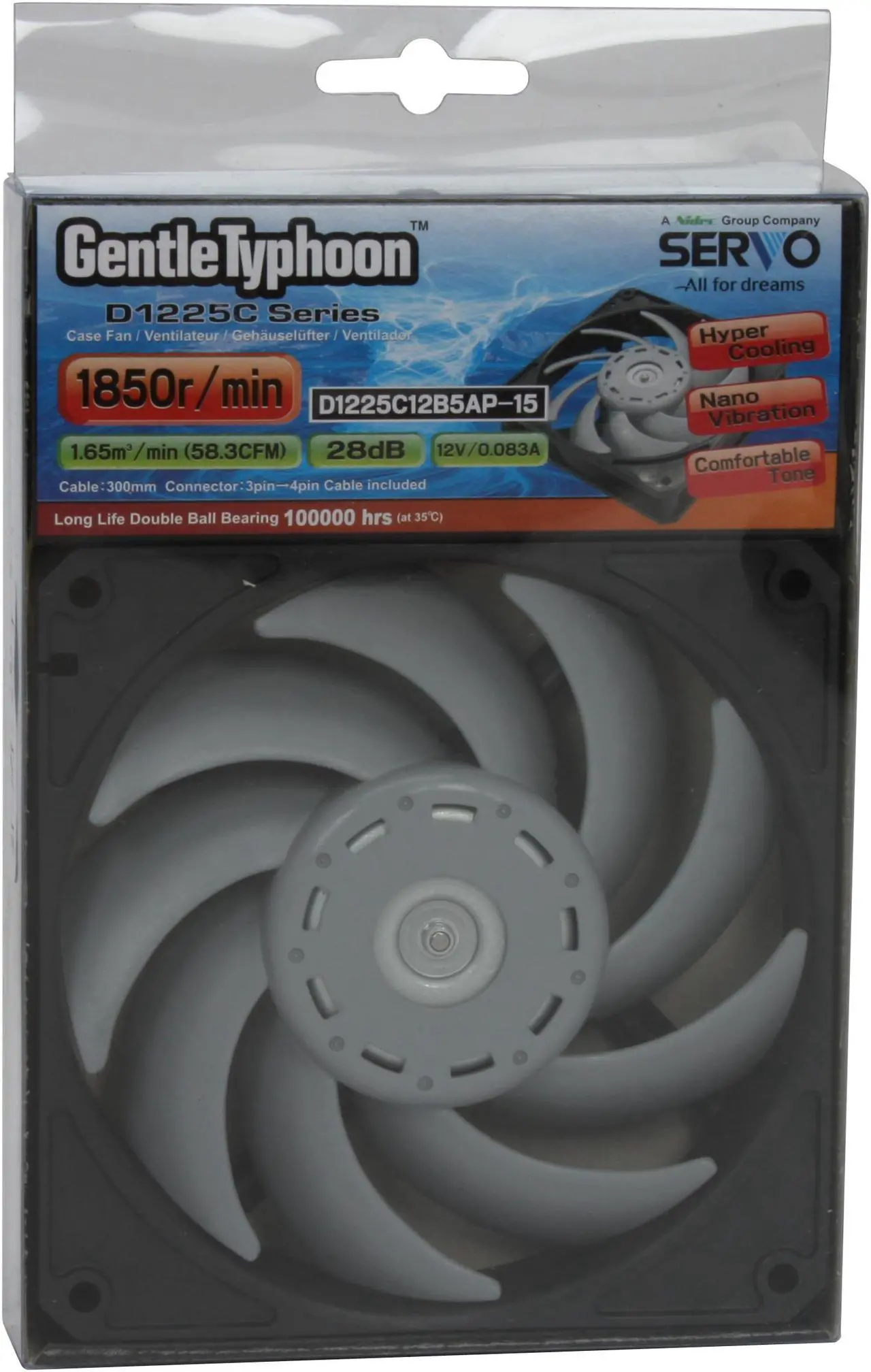 Alt view image 7 of 7 - Scythe GentleTyphoon D1225C12B5AP-15 Case cooler