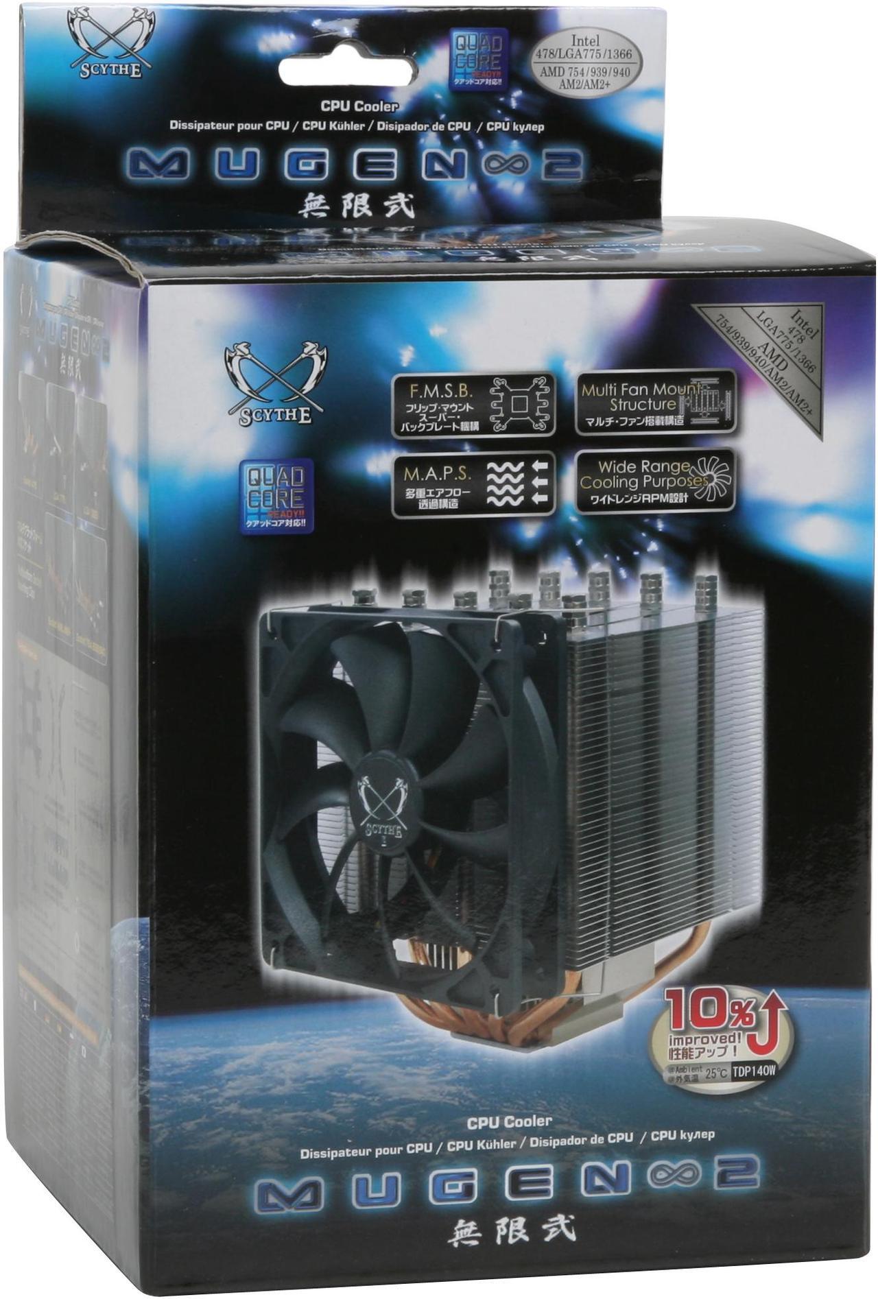 Alt view image 9 of 9 - Scythe MUGEN-2 SCMG-2000 120mm Sleeve CPU Cooler