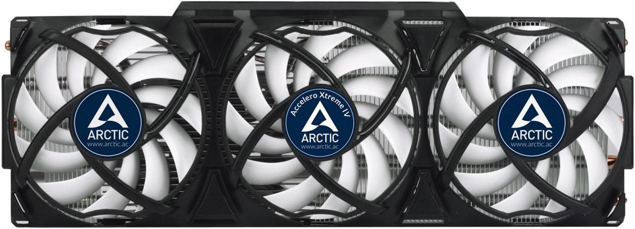 Alt view image 3 of 11 - ARCTIC Accelero Xtreme IV Enthusiast VGA Cooler-nVidia/AMD, Triple 92mm PWM Fans, Patented Back-Side Heatsink, SLI/CrossFire