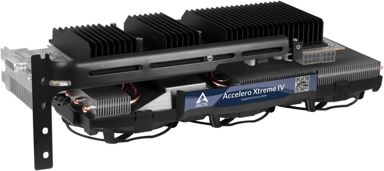 Alt view image 9 of 11 - ARCTIC Accelero Xtreme IV Enthusiast VGA Cooler-nVidia/AMD, Triple 92mm PWM Fans, Patented Back-Side Heatsink, SLI/CrossFire