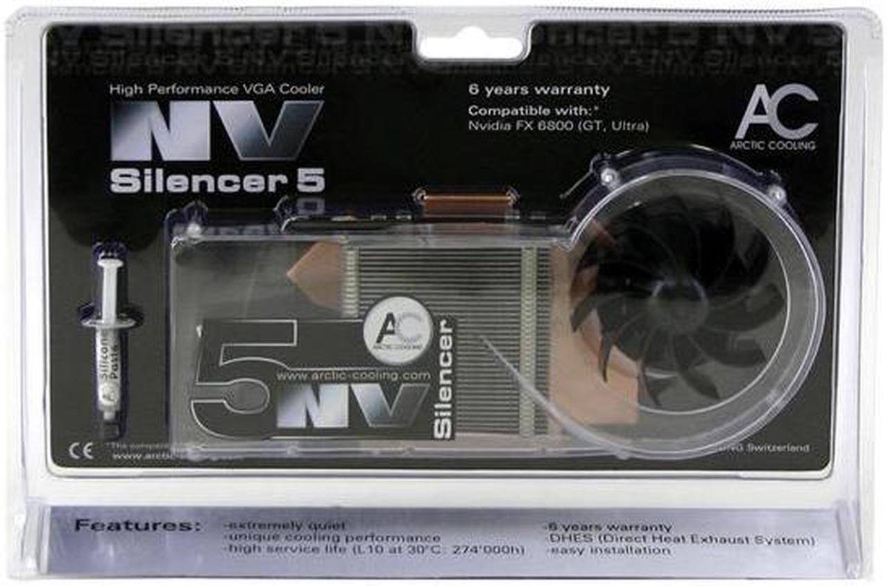 Alt view image 6 of 6 - ARCTIC COOLING NV silencer 5 ARCTIC Ceramic VGA Cooler for nvidia 6800