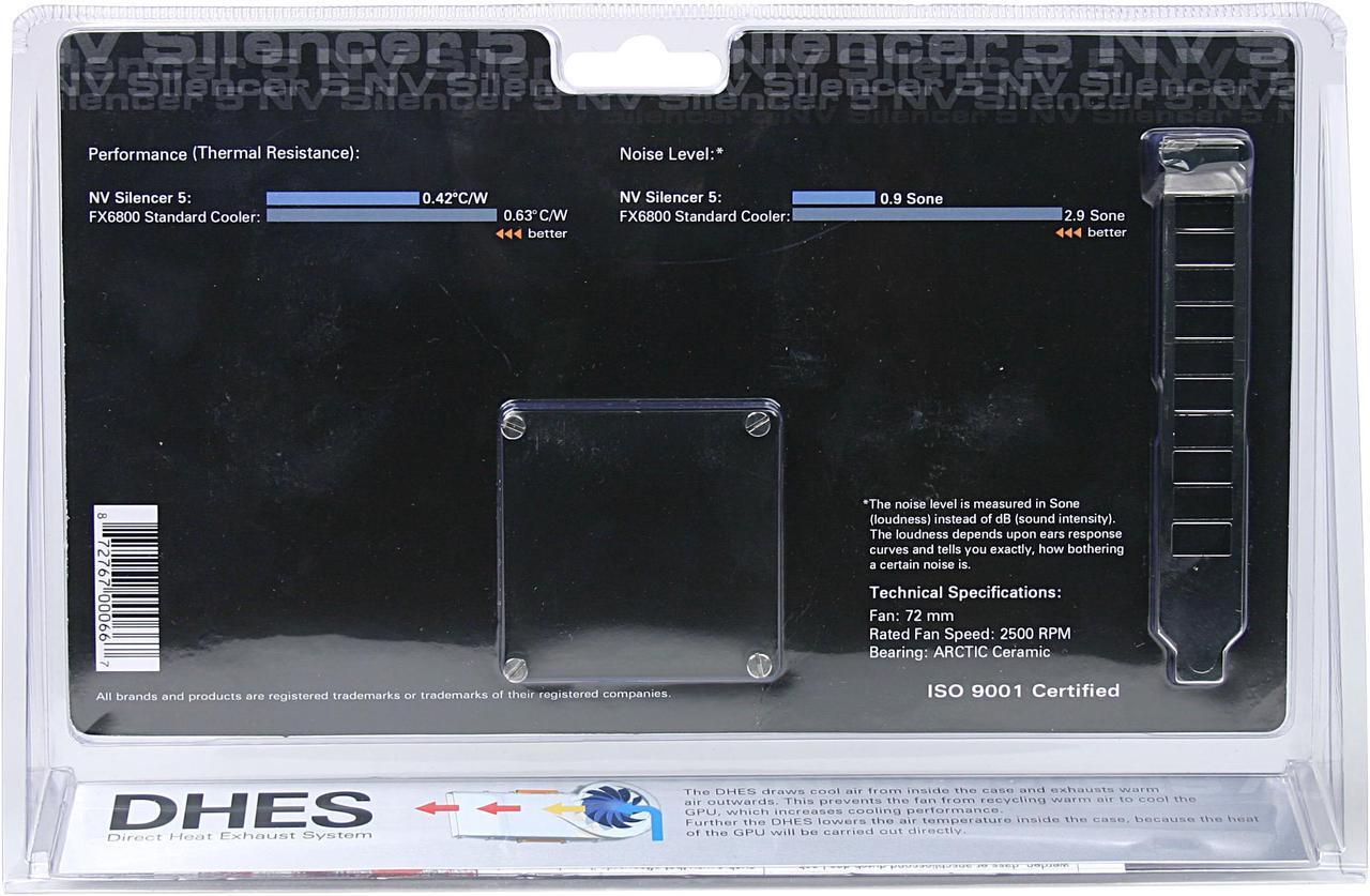 Alt view image 5 of 6 - ARCTIC COOLING NV silencer 5 ARCTIC Ceramic VGA Cooler for nvidia 6800