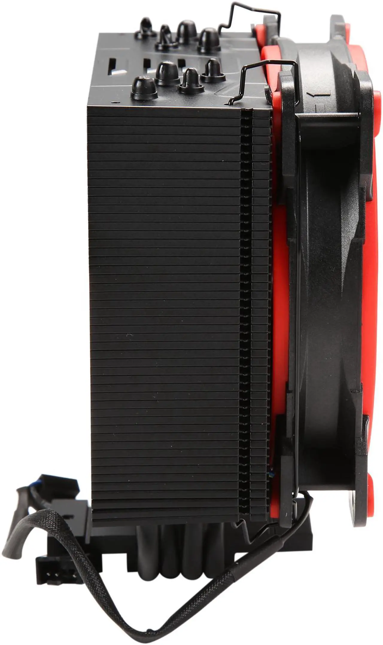 Alt view image 4 of 6 - Arctic Freezer 33 eSports ONE - Tower CPU-Cooler with Bionix FAN. Compatible with Intel and AMD. - Red