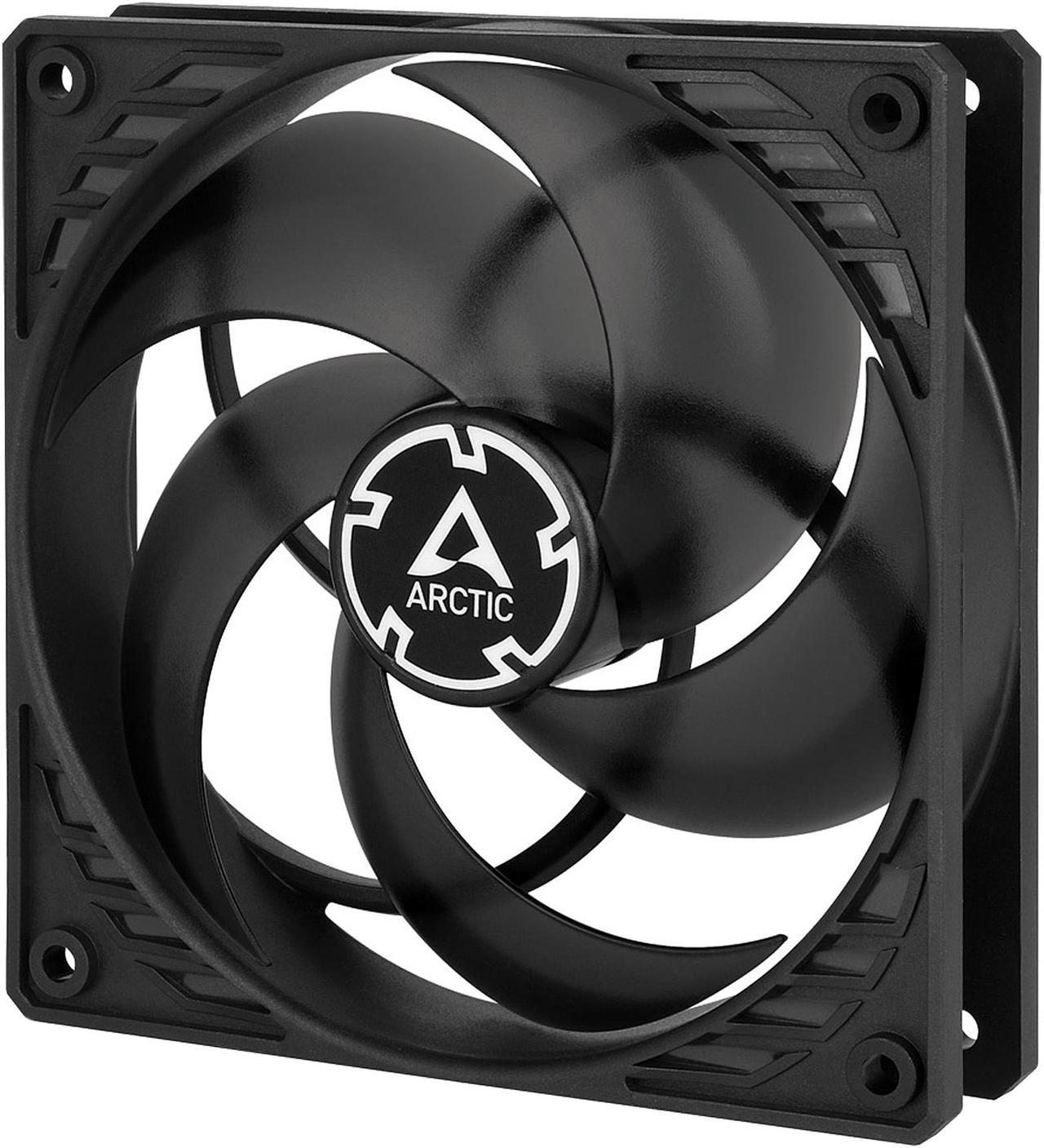 Arctic P12 PWM (Black/Transparent), Pressure Optimized 120mm Fan with PWM