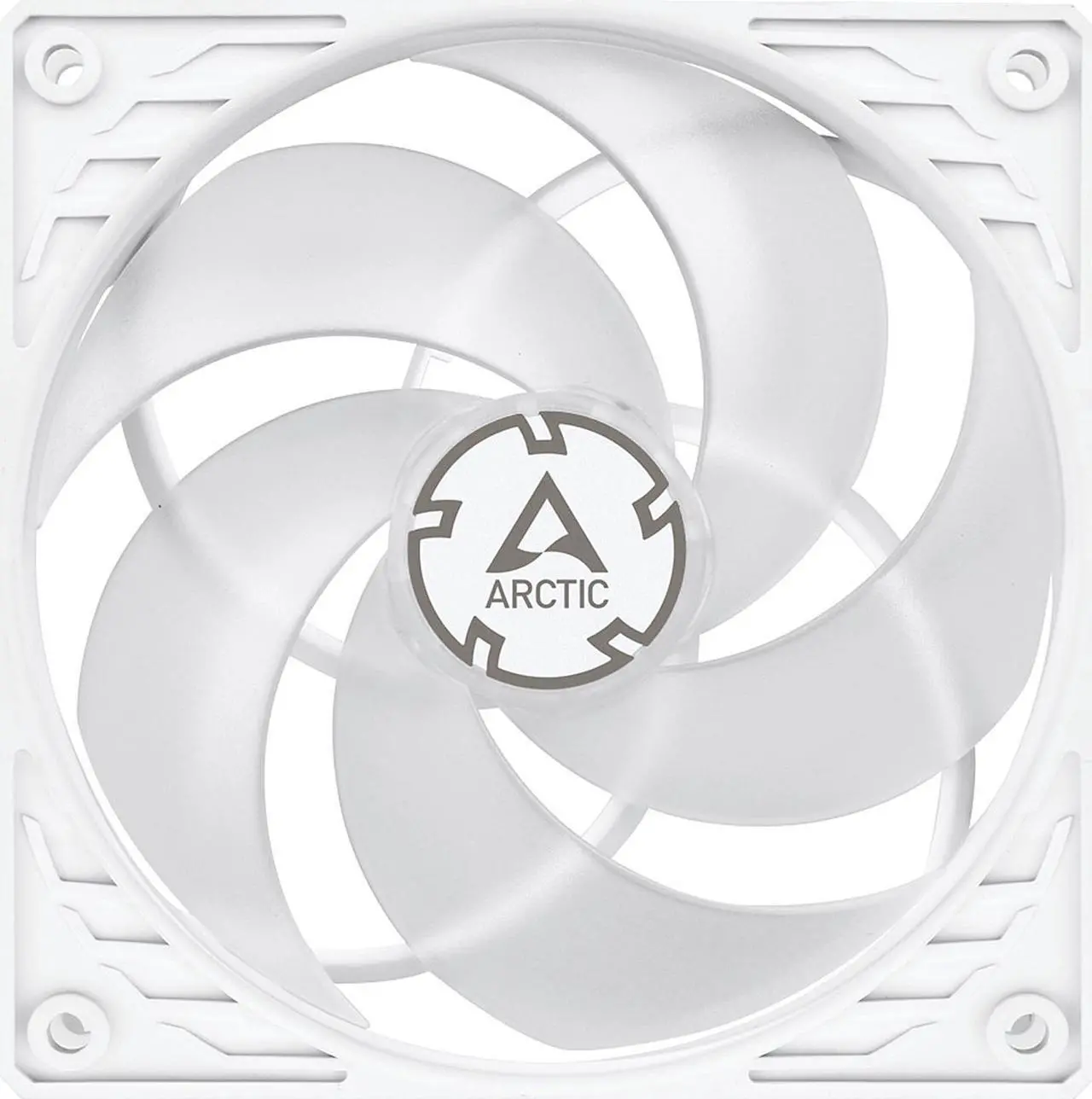 Alt view image 2 of 6 - Arctic P12 PWM PST (White/Transparent) - Pressure-optimised 120 mm Fan with PWM and PST (PWM Sharing Technology)