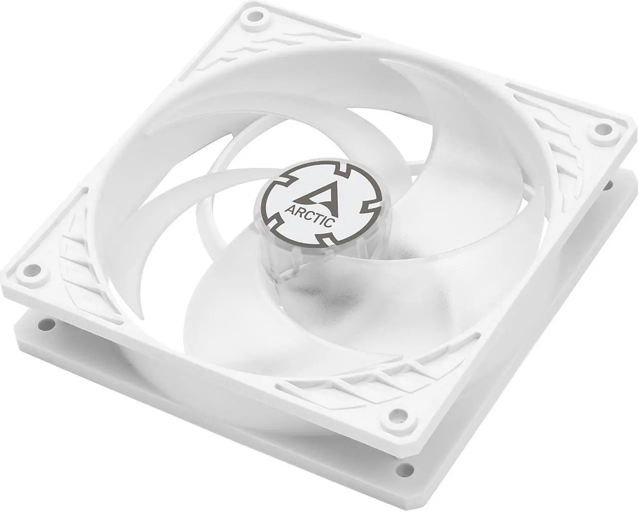 Alt view image 4 of 6 - Arctic P12 PWM PST (White/Transparent) - Pressure-optimised 120 mm Fan with PWM and PST (PWM Sharing Technology)