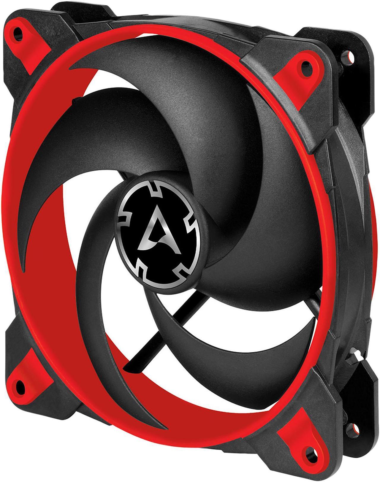 Arctic BioniX P120 (Red) - Pressure-optimised 120 mm Gaming Fan with PWM Sharing Technology (PST)