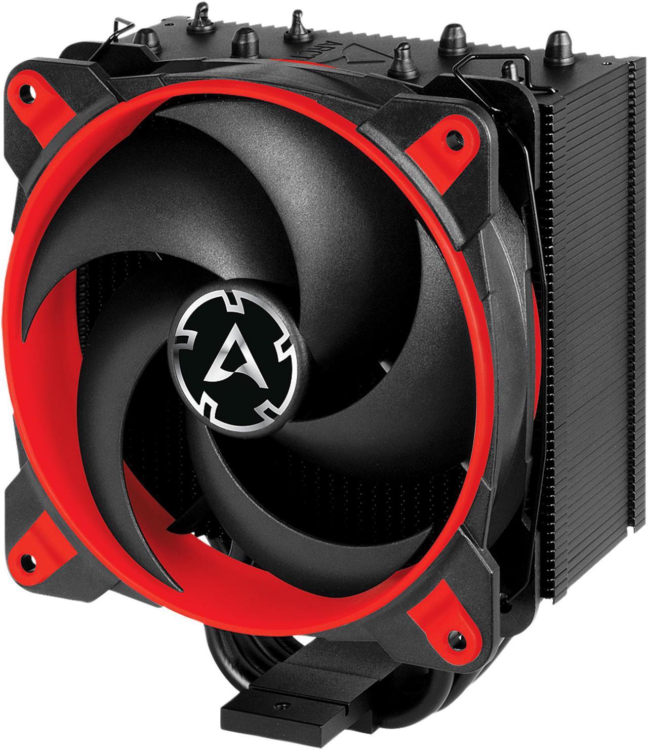 ARCTIC Freezer 34 eSports Edition - Tower CPU Cooler with Push-Pull Configuration, Wide Range of Regulation 200 to 2000 RPM, Includes Low Noise PWM 120 mm Fan - Red LGA 1700 Compatible