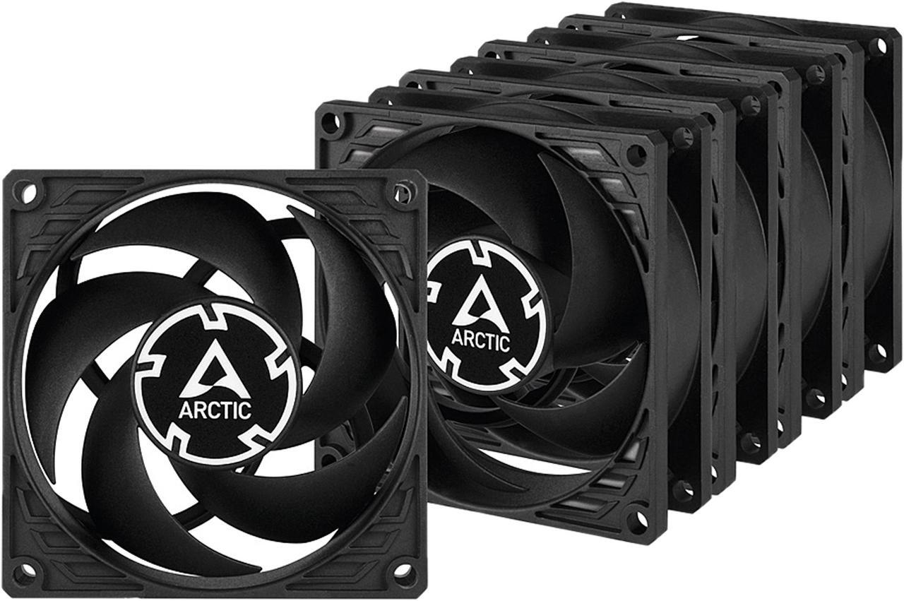 Main image of ARCTIC COOLING P8 Value Pack ACFAN00153A 80mm Non-LED LED Pressure-optimised Case Fan (5-Pack)