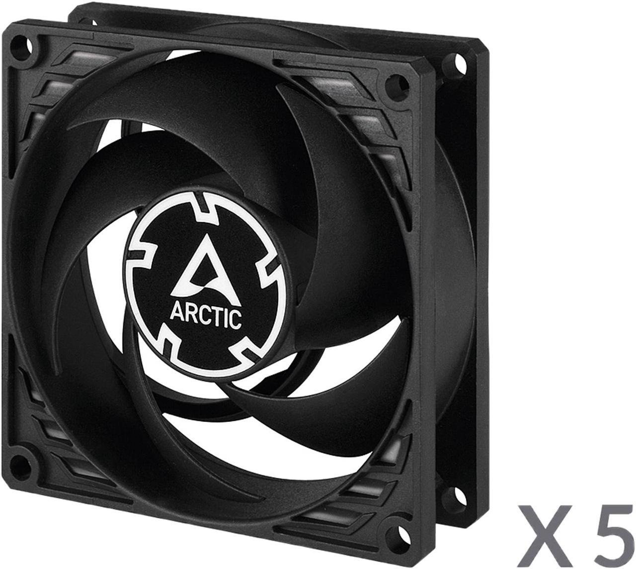 Alt view image 2 of 6 - ARCTIC COOLING P8 Value Pack ACFAN00153A 80mm Non-LED LED Pressure-optimised Case Fan (5-Pack)