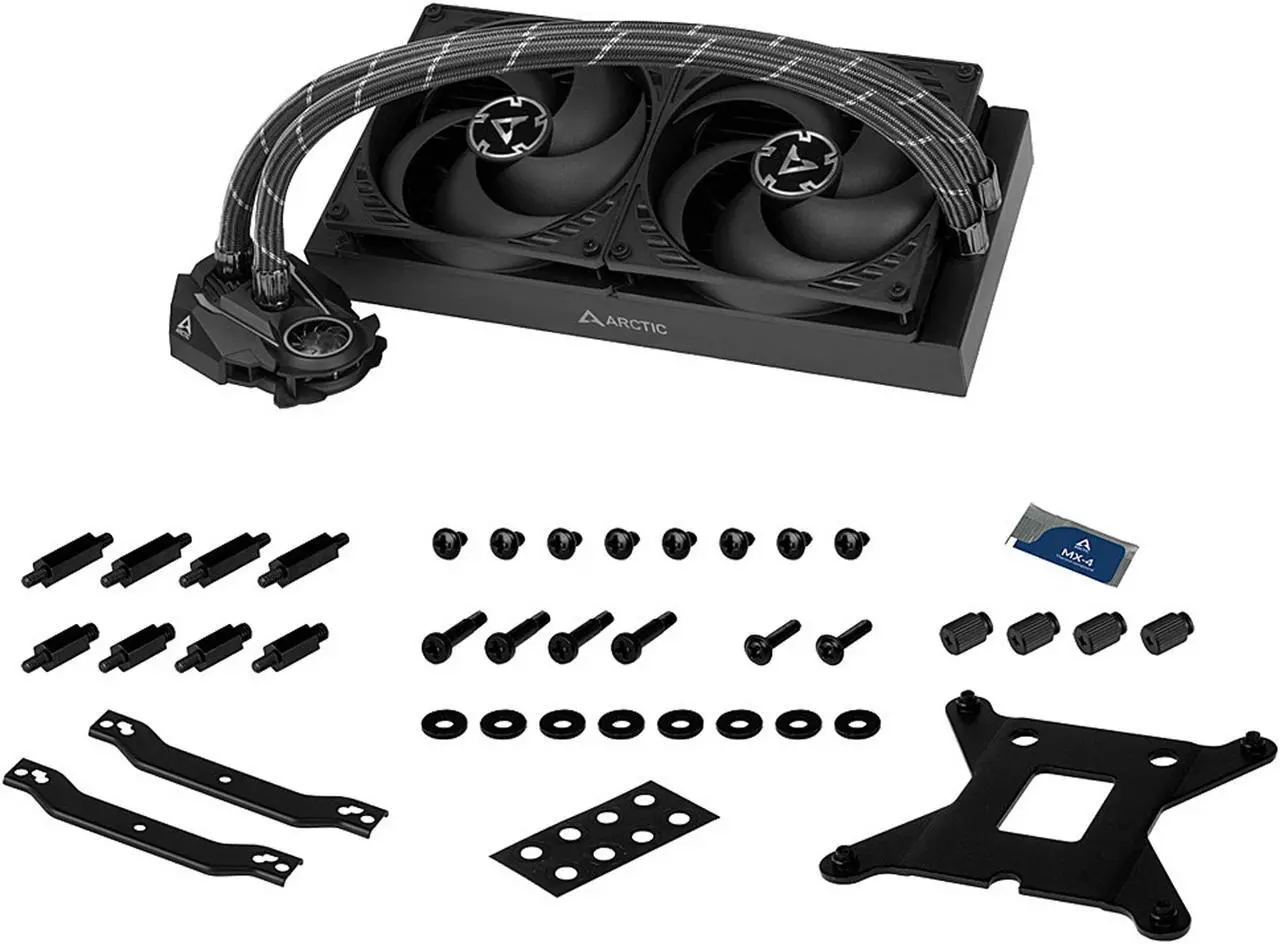 Alt view image 5 of 6 - ARCTIC COOLING Liquid Freezer II - 280 ACFRE00066A Multi Compatible All-In-One CPU Water Cooler LGA 1700 Compatible