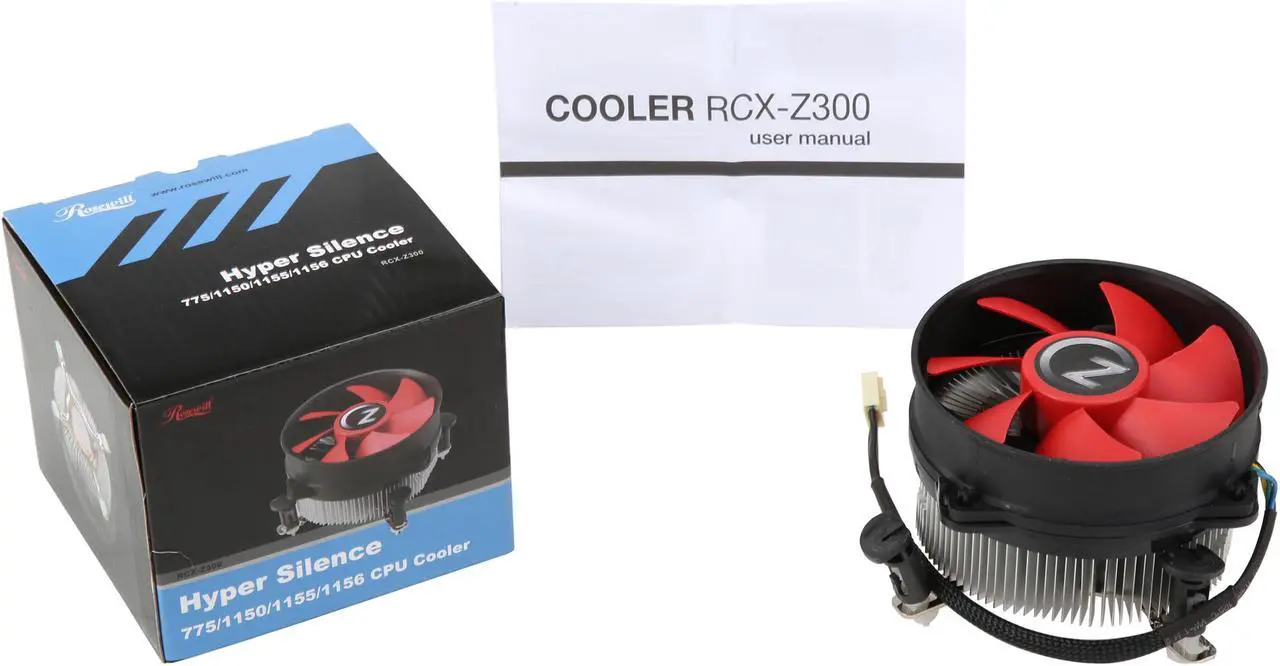 Alt view image 9 of 8 - Rosewill RCX-Z300 - 92mm CPU Cooler Fan - Ball Bearing