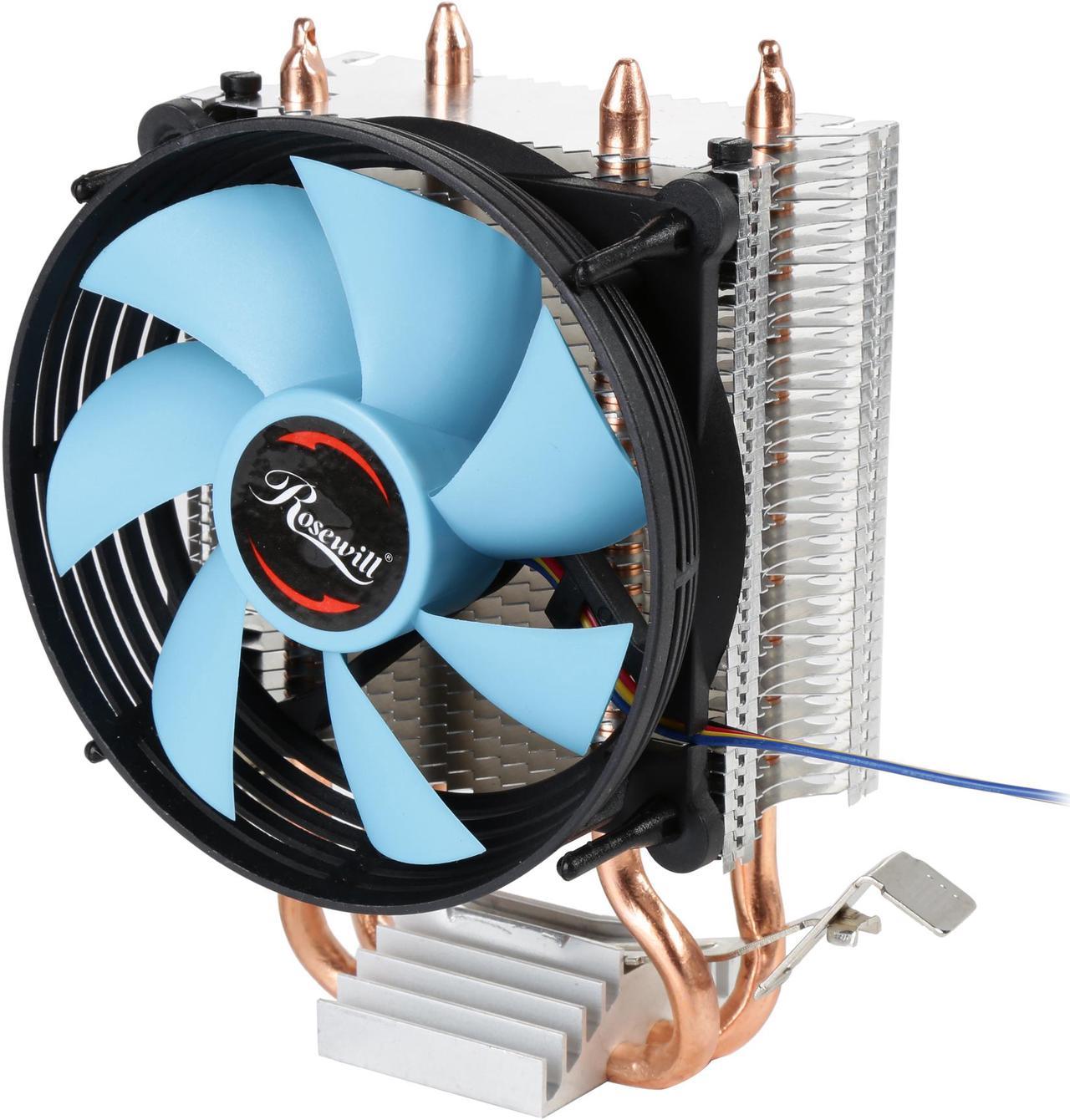 Rosewill ROCC-16002 High Performance Long Life Sleeve Bearing CPU Cooler with Silent 92mm PWM Fan and 2 Direct Contact Heatpipes, Supports Intel & AMD CPU